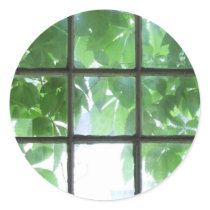 Window Round Stickers