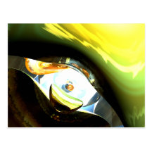 Window to the Soul Abstract Postcard