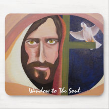 Window to the Soul Mouse Pads