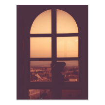 Window to your soul postcard