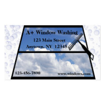 Window Washing Business Card