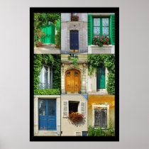 Windows and Doors of France Print