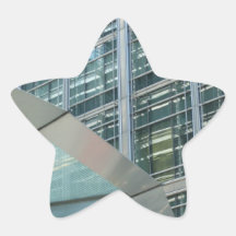 Windows at Canary Wharf, London Star Sticker