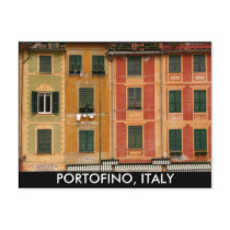 Windows in Portofino, Italy Post Card