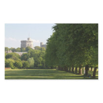 Windsor Castle Rectangle Stickers