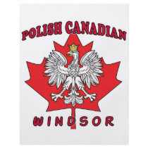 Windsor Round Polish Canadian Leaf Flyer Design