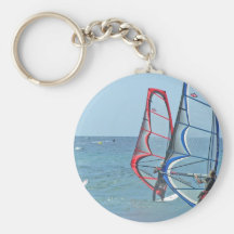 Windsurfer Trio  Keychain