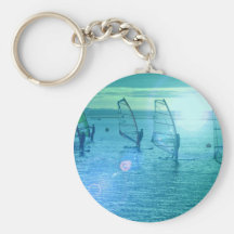 Windsurfing Design Keychain