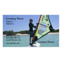 Windsurfing Lessons Business Card