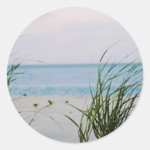 Windswept Round Sticker
