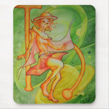 Windy Saturn Mouse Pads
