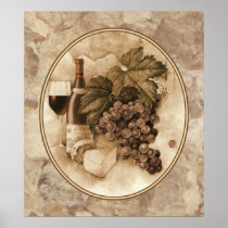 Wine and Cheese Print