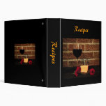 Wine and Cheese Recipes 3 Ring Binder