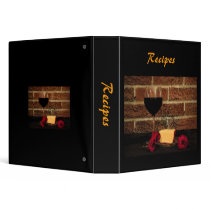 Wine and Cheese Recipes 3 Ring Binder