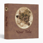 Wine and Cheese Vinyl Binders