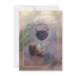 wine and garlic dinner invitation