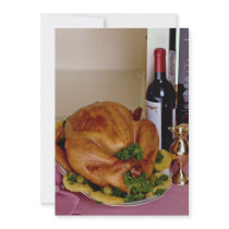 Wine and poultry feast custom invites