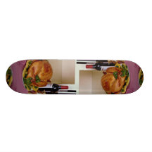 Wine and poultry feast skate decks