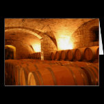 Wine Barrel Greeting Card cards