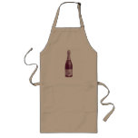 wine bottle apron
