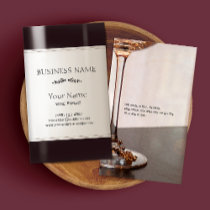 Wine Bottle Business Card