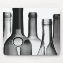 Wine Bottle Computer Mousepad