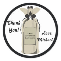 Wine Bottle Gift Label