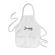 "Wine Bottle Opener" Kitchen Art Watercolor Apron
