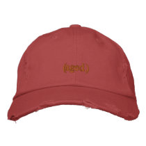 WINE CAPS EMBROIDERED HAT