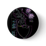 Wine Celebration in Neon-Button