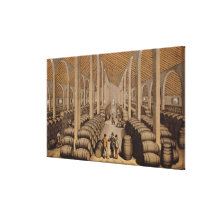 Wine Cellar at Jerez de la Frontera Canvas Prints