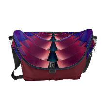 Wine Circle Rickshaw Messenger Bag