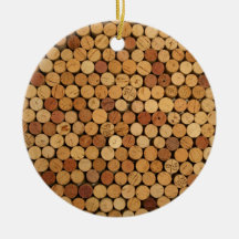 Wine Cork Pattern Ornament