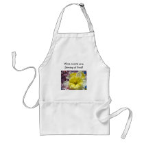 Wine counts as a Serving of Fruit! apron Spring