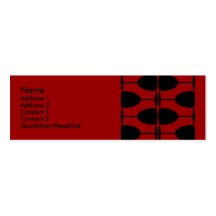 Wine Design Profile Card Business Card Template