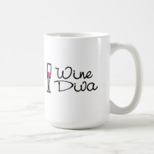 Wine Diva Coffee Mugs