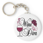 Wine Diva Key Chains