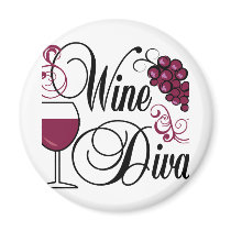 Wine Diva Magnet