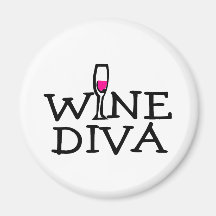 Wine Diva Magnet