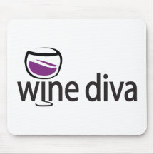 Wine Diva Mouse Pads