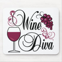 Wine Diva Mouse Pads