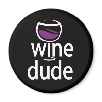 Wine Dude Refrigerator Magnets