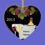 WINE GIFT LOVERS  2013  ORNAMENT ornaments