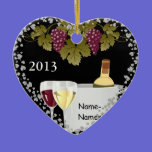 WINE GIFT LOVERS  2013  ORNAMENT ornaments