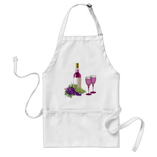 Wine & Grapes Toast Apron