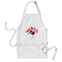 Wine Ho Ho Apron