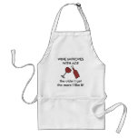 WINE IMPROVES WITH AGE Funny Apron