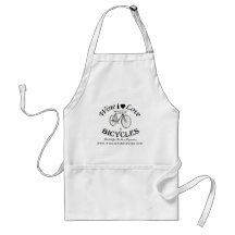 Wine Love and Bicycles Apron
