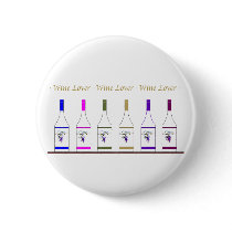 WINE LOVER_6 BOTTLE PINBACK BUTTONS
