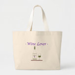WINE LOVER_OLIVE CANVAS BAG